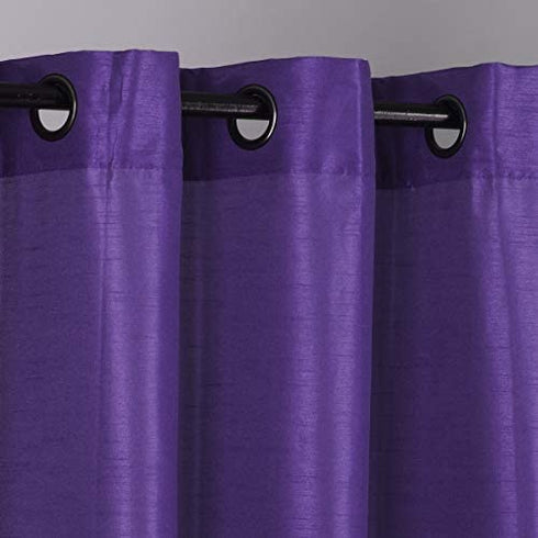 Adore the Decor™ Faux Silk 54 x 84 in. Single Grommet Curtain Panel
